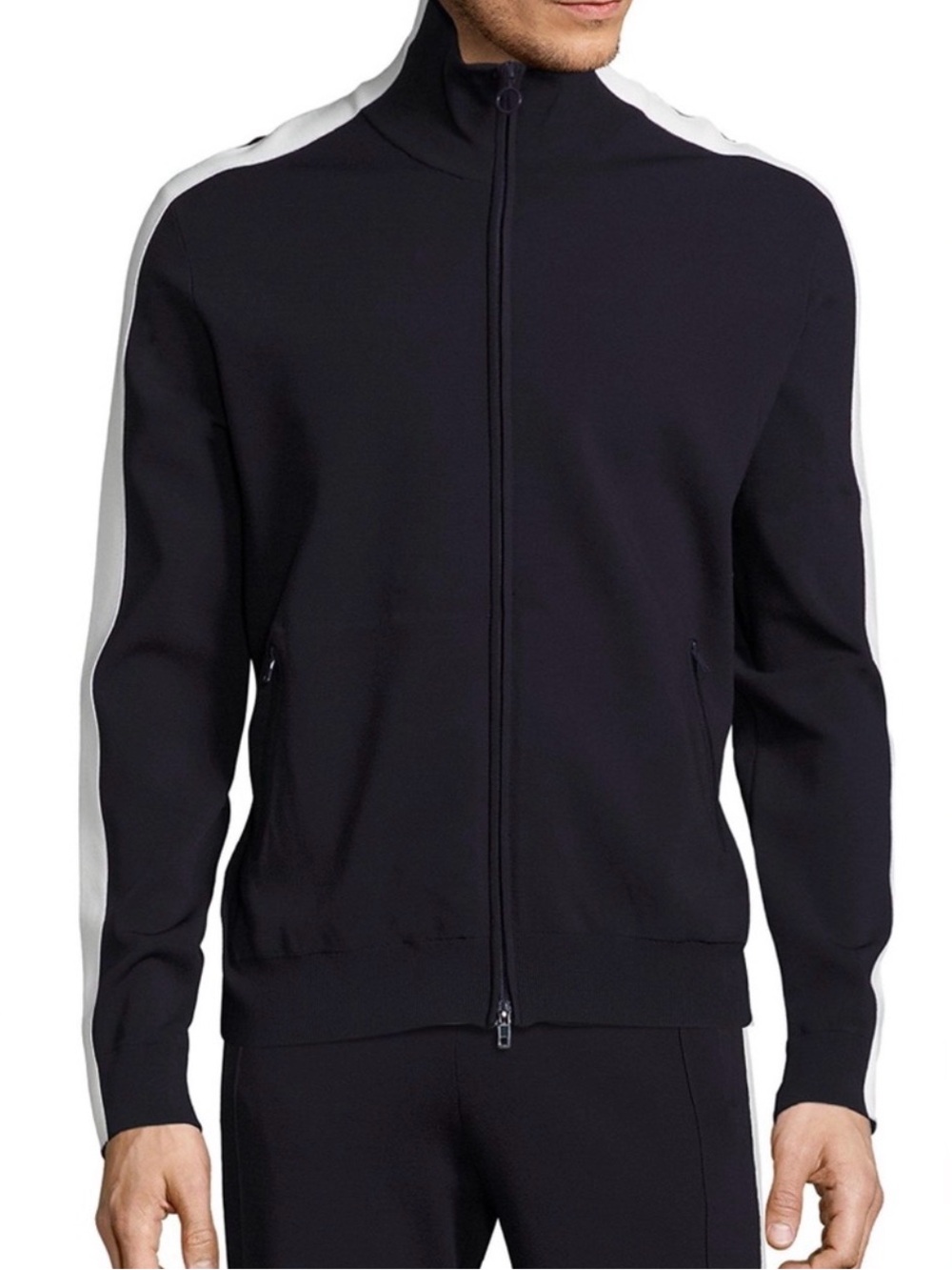 Vince Knit Track Jacket Size Medium